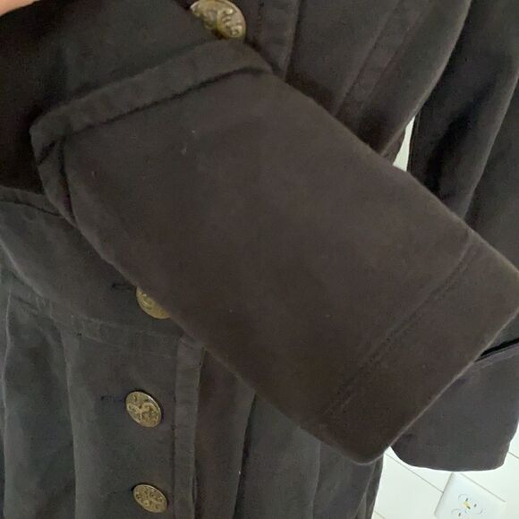 Cabi | Cabi Black Military Jacket Grab & Go Steampunk #695 Button Front | S - Picture 4 of 8